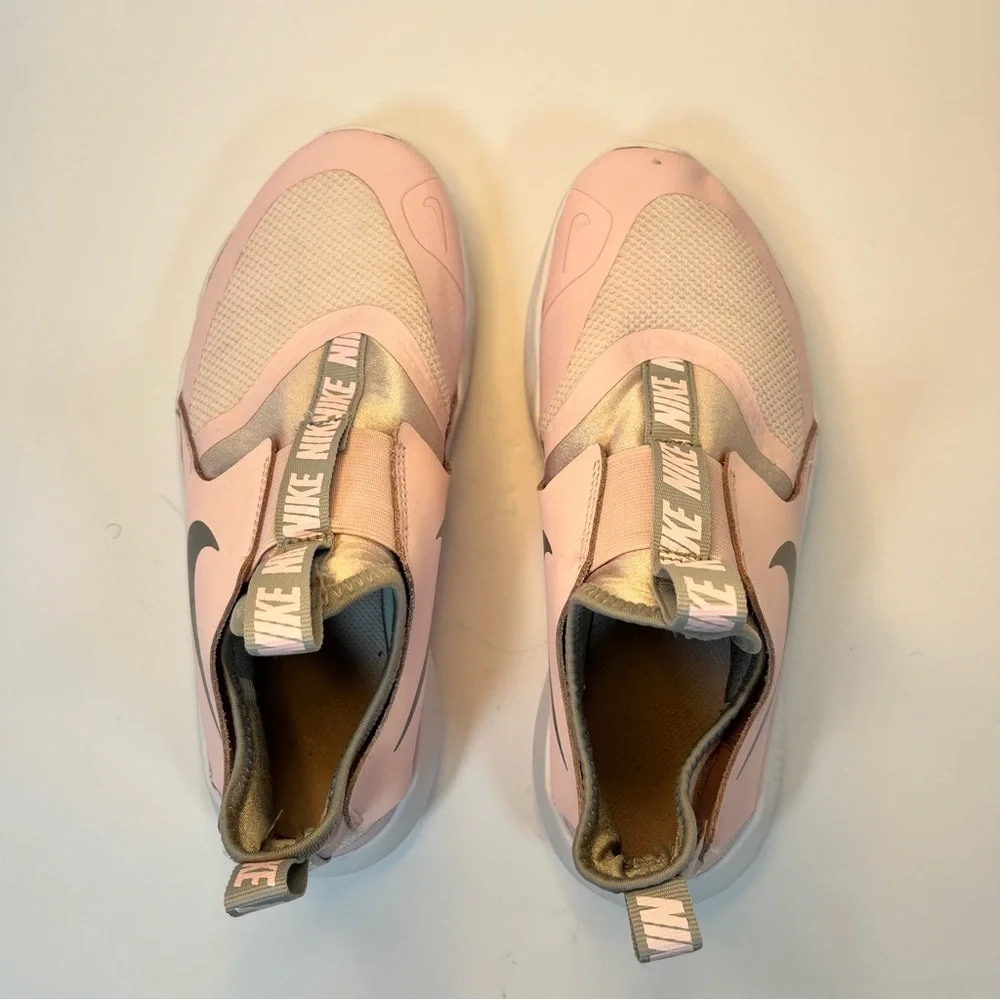 Nike Pink‎ Slip-On Sneakers with Streamlined Design